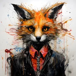 Anthropomorphism of the Magic Fox 1