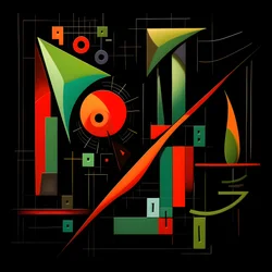 A Stock Market Trend in Picasso Style 3