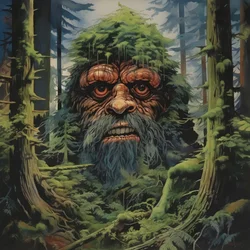 face in the trees 3