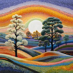 Landscape with Trees and Hills 2