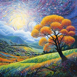 Landscape with Trees and Hills 4