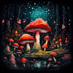 Mushroom and Forest 4