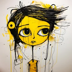 Yellow Cartoon Character 2