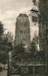Danzig. Jopengasse - Marienkirche