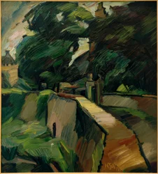 Landscape from Opherdicke / Manor Opherdicke