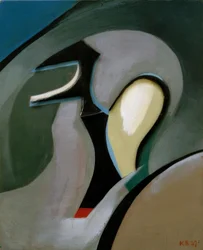 Untitled (With Helmet Form)