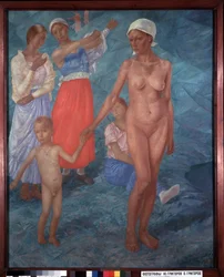 Morning. Bathers.