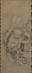 Hotei with Daoist Immortals: Hotei