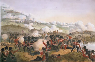 The Grand Charge of the Guards on the Heights of the Alma during the Crimean War, 1854