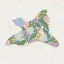 Spring Blooms Bird
