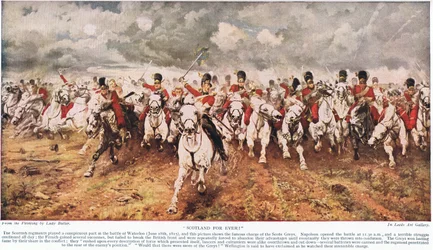 Scotland for Ever, illustration from ‘Hutchinson