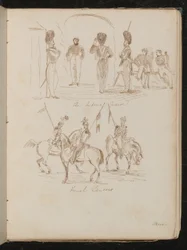 Studies of Soldiers Inscribed 