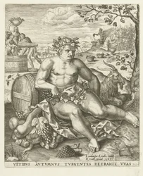 Autumn: Bacchus and the Grape Harvest