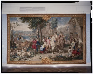 Pillage, from the Art of War tapestry series, 1708-12 (woven 1712-18)