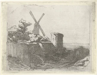 Ruin with Mill