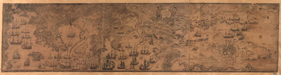 Plan of Cape Breton, called Louisbourg with its Surroundings