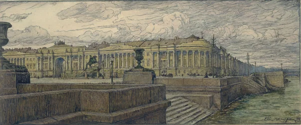 The Senate Square in St. Petersburg, 1904