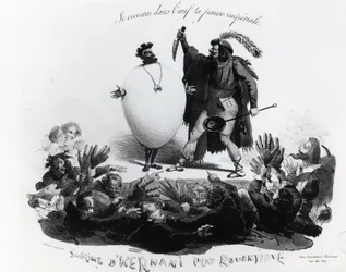 Hernani Sublime, a Romantic Dish, Caricature of 