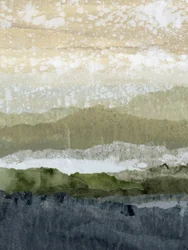 Abstract Mountain Layers