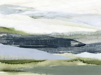 Muted Mountain Landscape