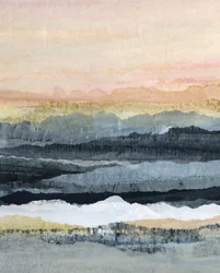 Serene Abstract Mountains