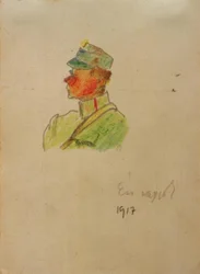 It is I (Self-Portrait as Officer)