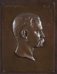 Portrait Relief of Dr. Stimson, c.1880
