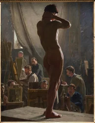Male Nude in the Studio of Bonnat