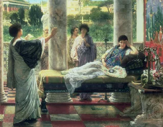 Catullus Reading his Poems at Lesbia