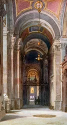 The South Choir Aisle, Looking West