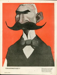 Butter Plate, Number 130, Satirical in Colours