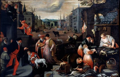 February from the series The Seasons, late 16th or early 17th century
