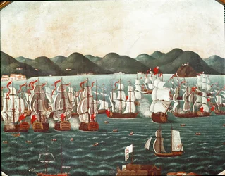 English Ships in the Bay of Rio de Janeiro