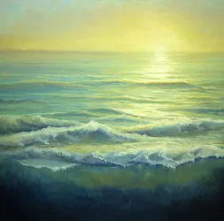 Golden Haze, 2004. Seascape