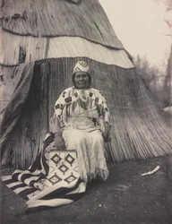 Edna Kash-kash, a Cayuse Indian Woman