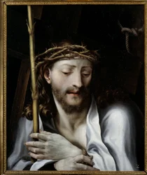 Christ with the reed says Christ crown of thorns