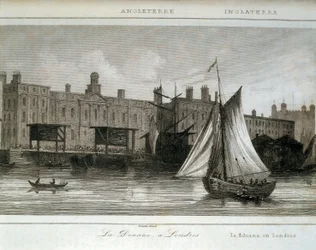 London Customs on the River Thames, England