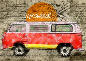 Retro Camper Van