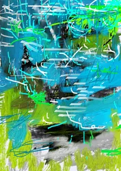 Vibrant Abstract Strokes