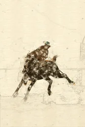 Western Bronco Rider