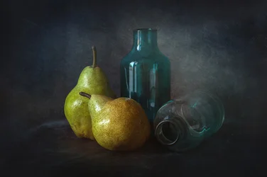 Moody Pears Glass Bottles