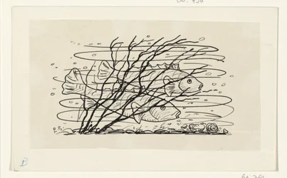 Two fish in the water