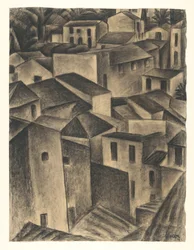 View in an Italian Village