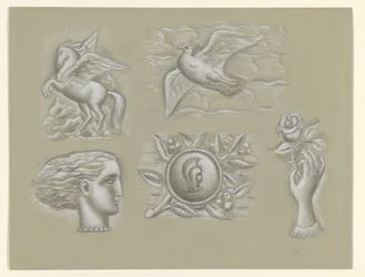 Pegasus, Dove, Woman