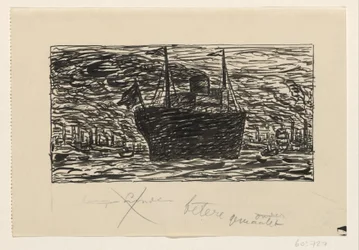 Ship Entering the Port of London