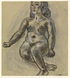 Seated Female Nude