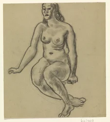 Seated Female Nude