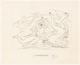 Two Naked Women, Swimming