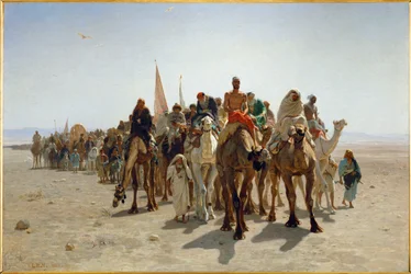 Pilgrims on Their Way to Mecca