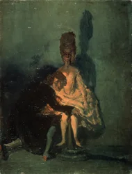 Coppelius & Coppelia after the ballet Coppelia by Leo Delibes (1836-1891)